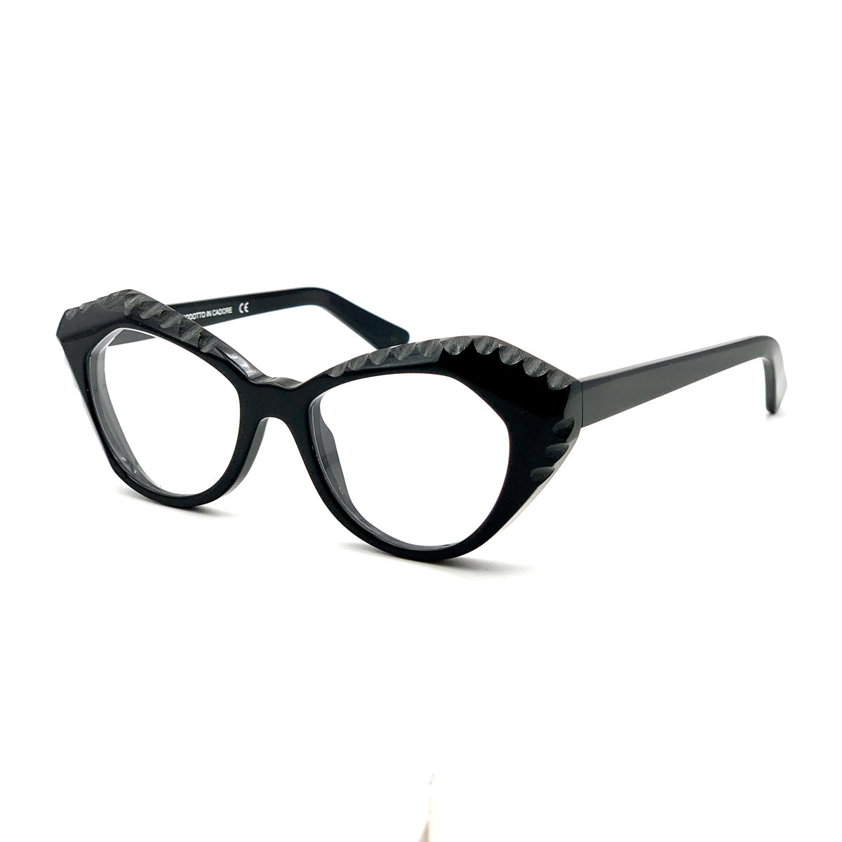 TBlack 06 Ruotino Nero Celluloid Occhiali Vista