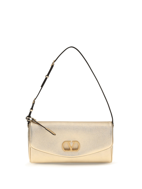 Valentino Garavani 100% Lamb Ovis Aries shoulder bag in gold