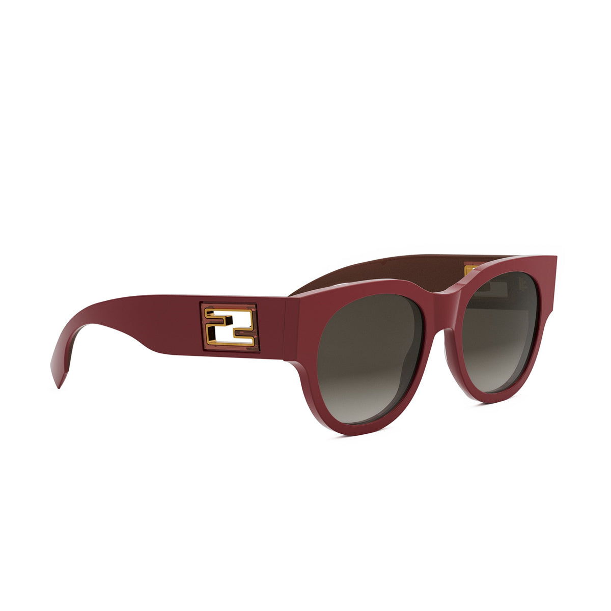 Fendi FE40147I BAGUETTE Rosso Acetate Occhiali Da Sole