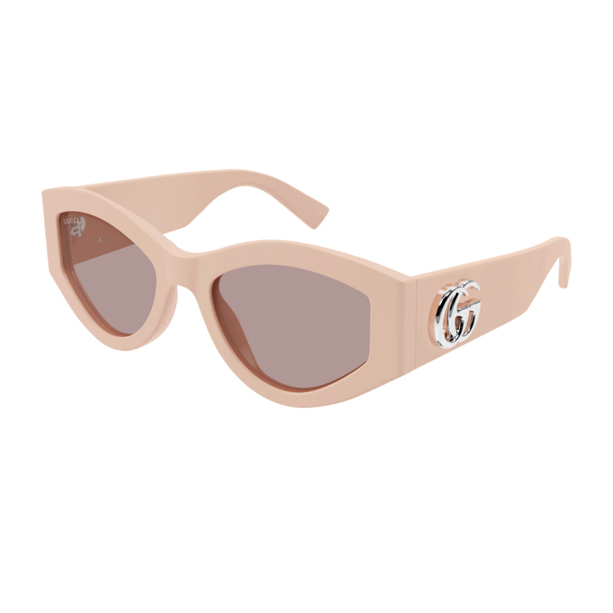 Gucci GG1951S Linea Emblem 005 Pink Brown Rosa Recycled Acetate Occhiali Da Sole