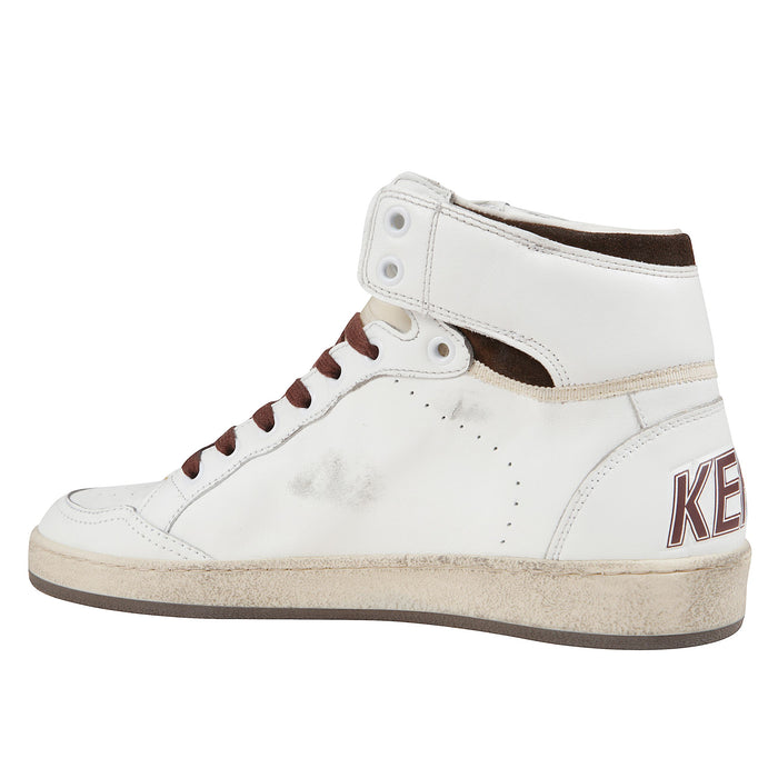 Sky-Star Sneakers White/beige/chocolate Brown Leather/suede