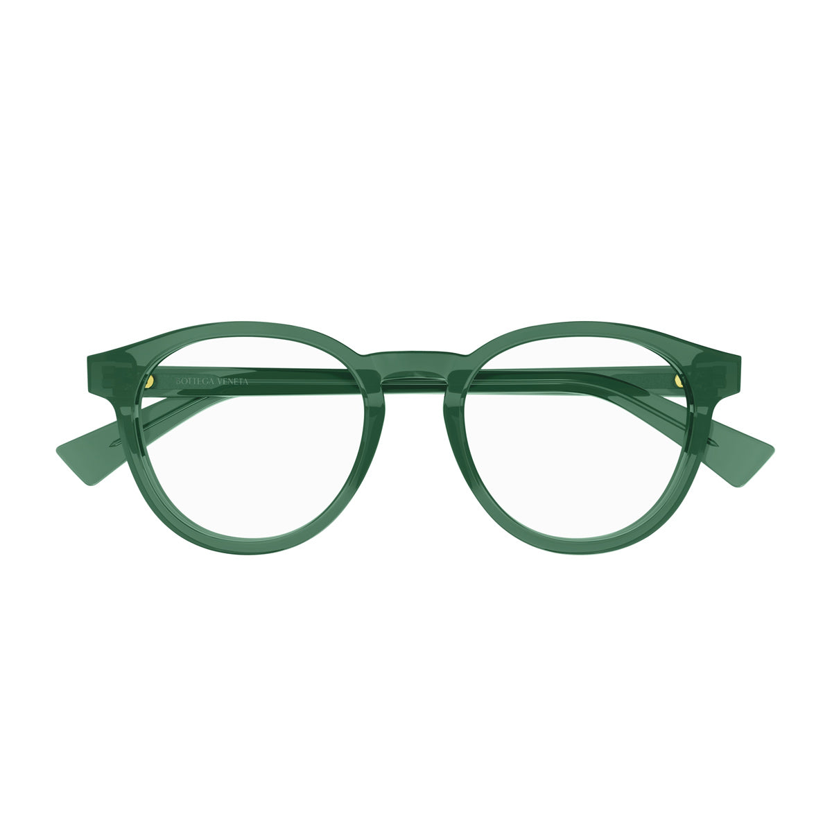 Bottega Veneta BV1225O Linea New Classic 006 Green Trasparent Verde Acetate Occhiali Da Vista
