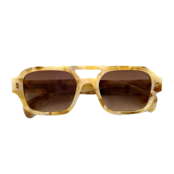 Serai SR04 Beige Acetate Occhiali Sole