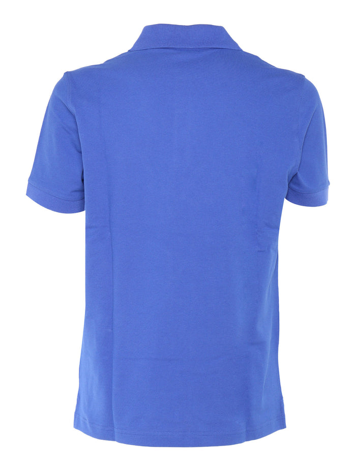 PIQUET POLO Blue Cotton Elastane Shirt