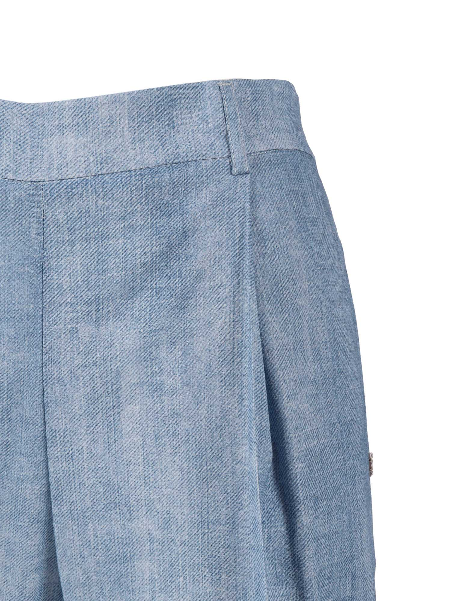 MAROCAIN-FLUID PANTS Grey Viscose