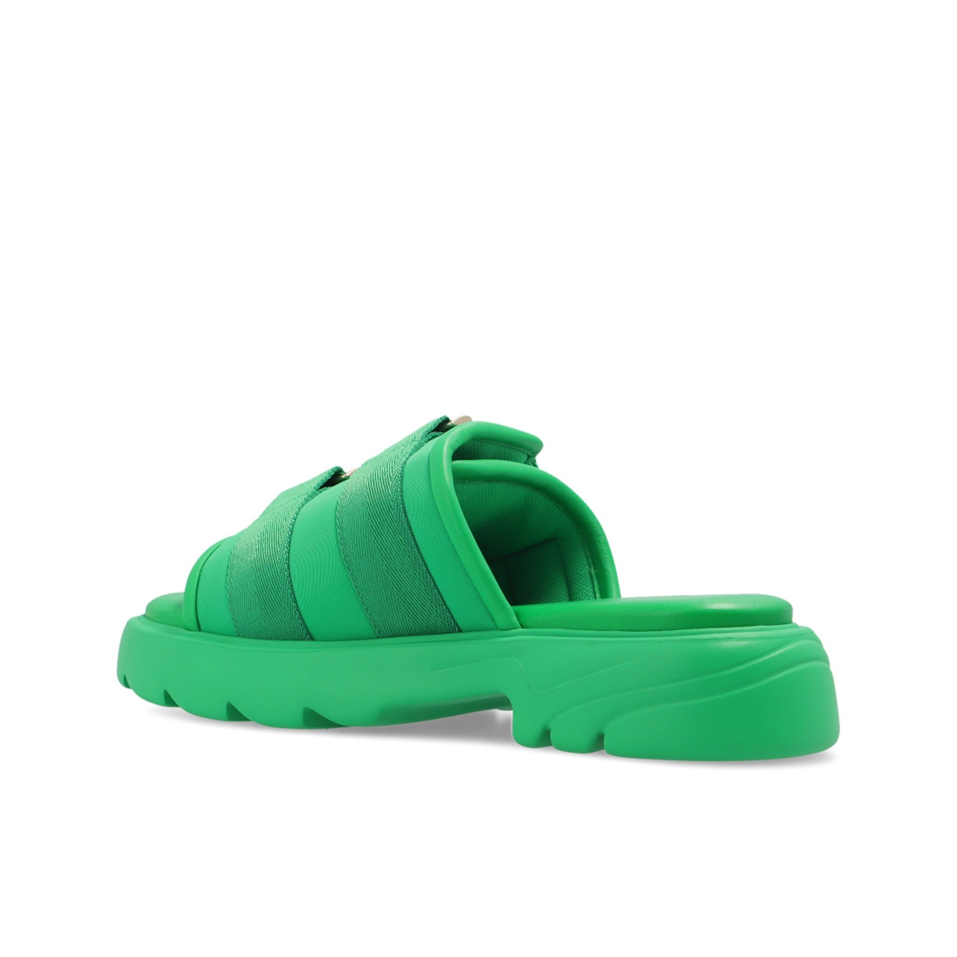 Flash Slides Green Nylon
