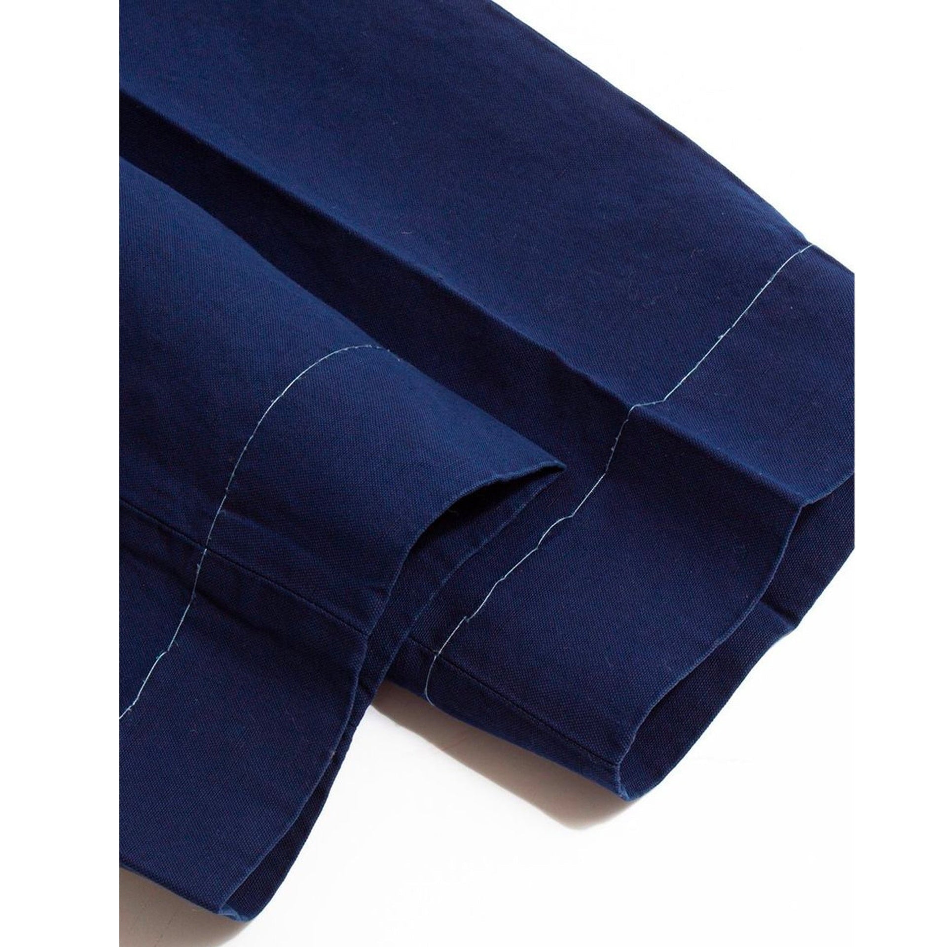 Cotton Denim Trousers Blue