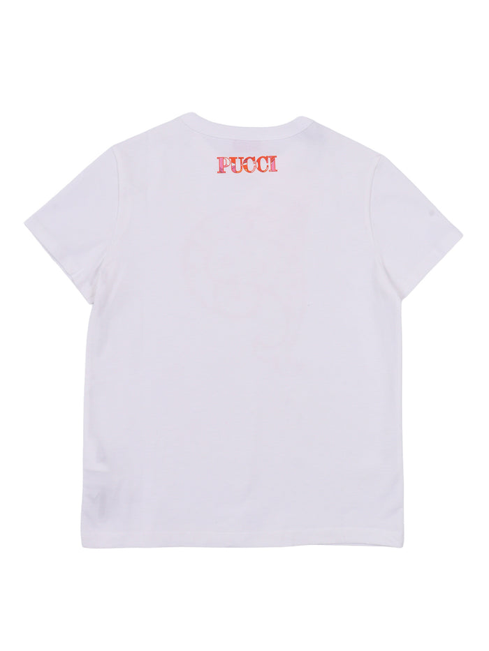 T-SHIRT White Cotton Short Sleeves