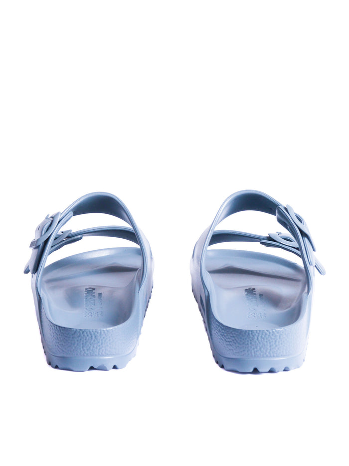 Arizona Eva Basalt Gray, Light Blue Sole In Sandal