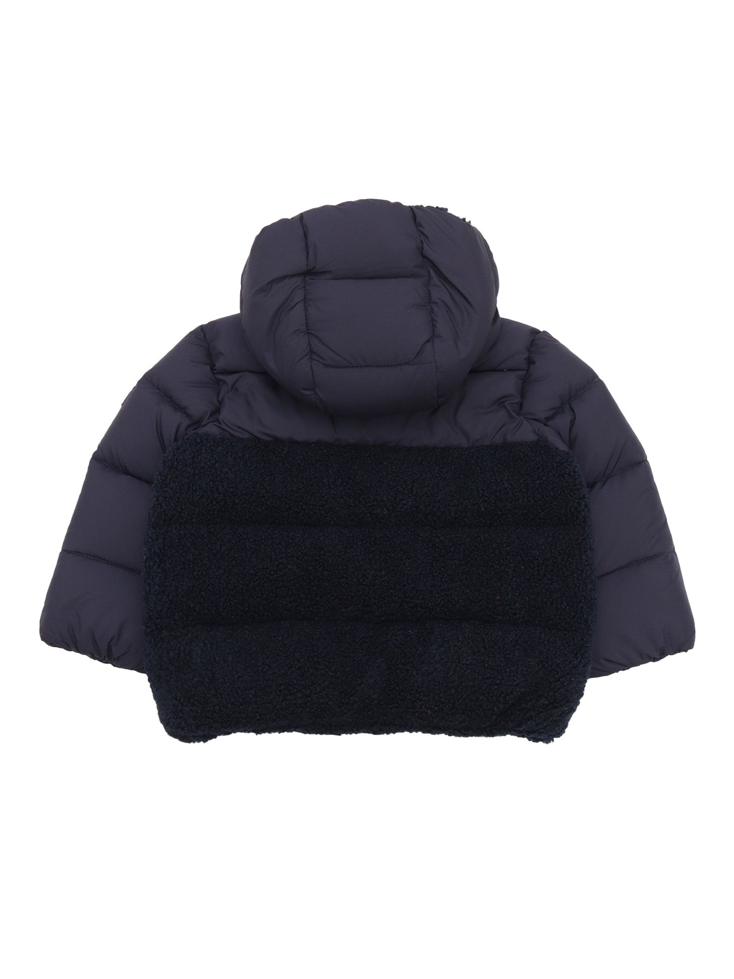 Down Jacket Blue Short Puffer