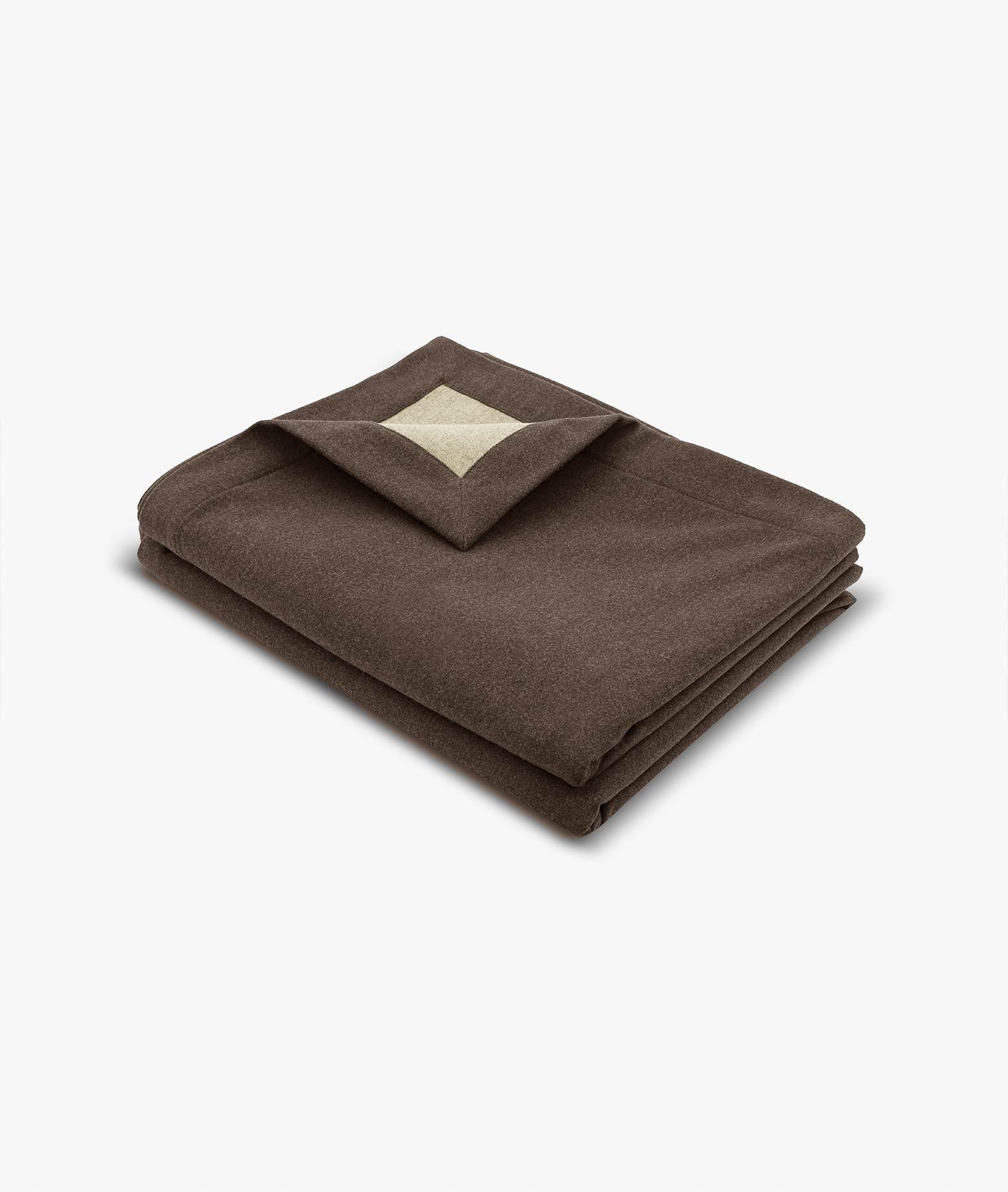 Blanket Ski Darkbrown Plain