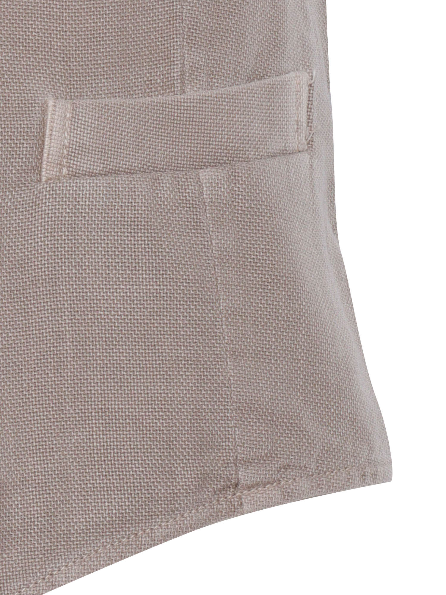 Vest White Cotton Rayon