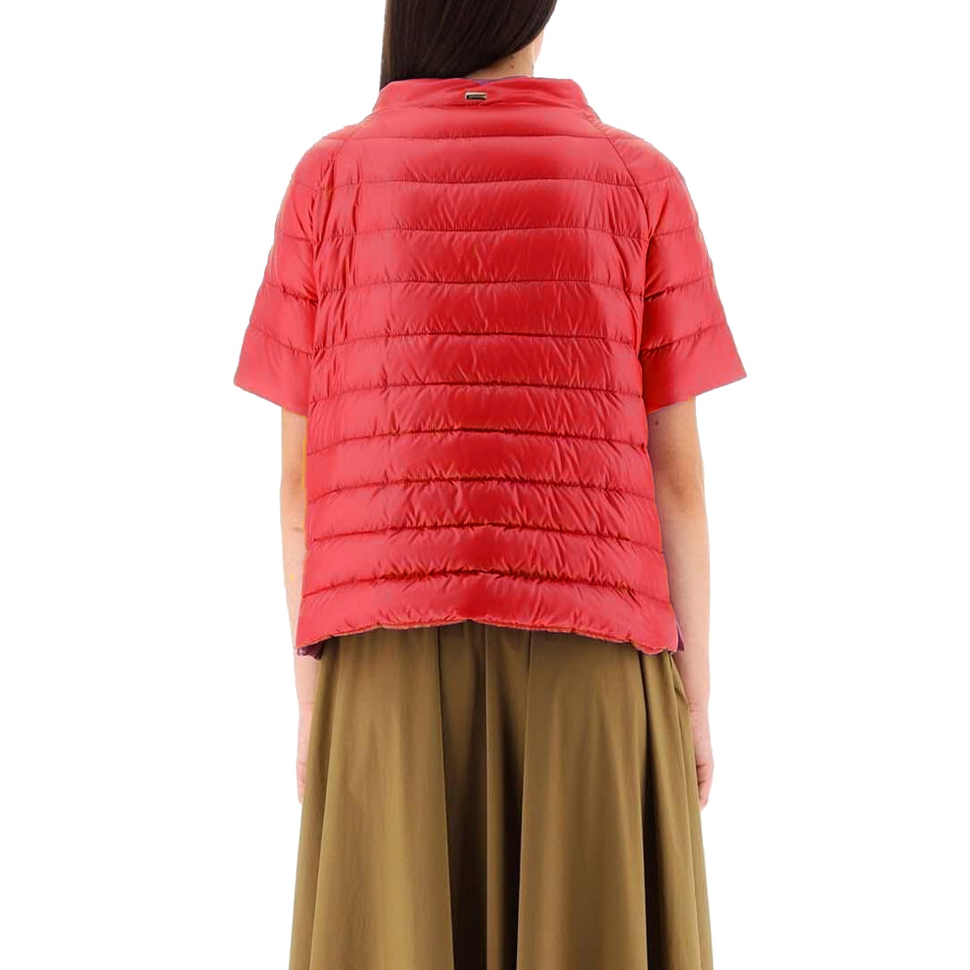 Herno Ultralight Down Jacket Red Polyamide
