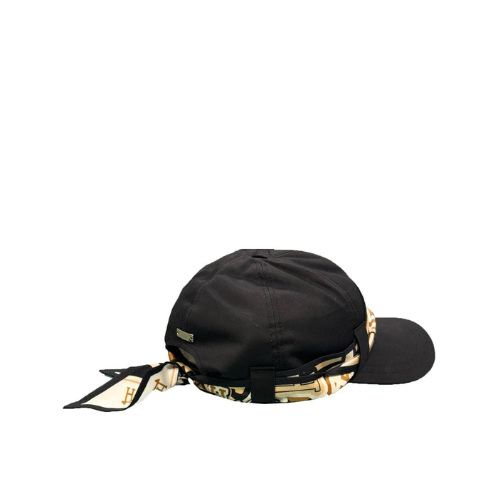 Herno Baseball Cap Black Cotton