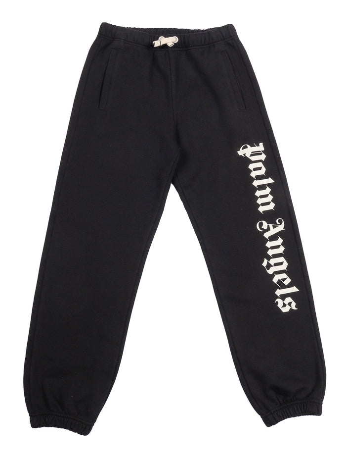 Classic Overlogo Sweat Pant Black Off Wh Cotton Lining Trackpants
