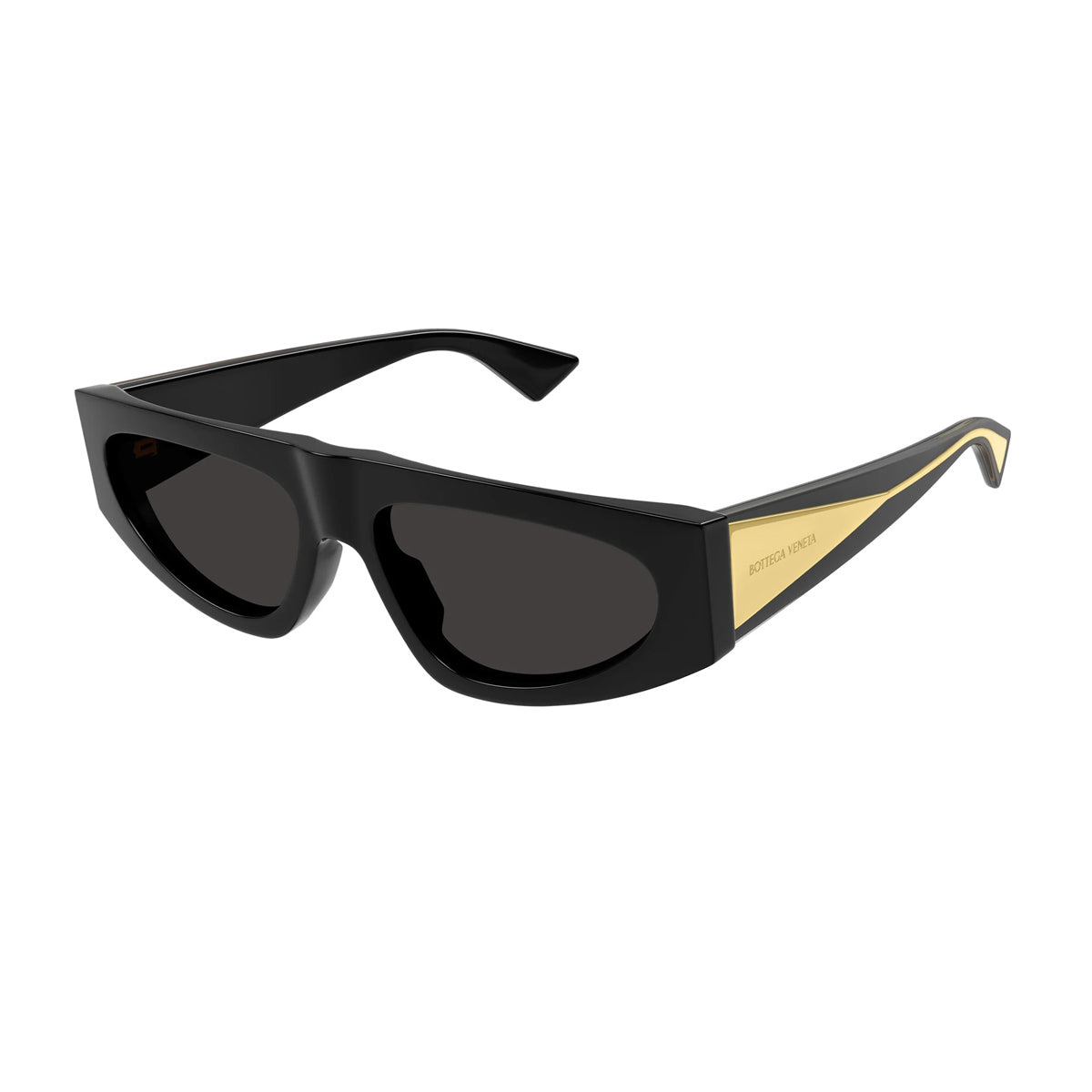 BV1277S Tri-Fold-LINE NEW CLASSIC 001 Nero Recycled Acetate Occhiali Sole