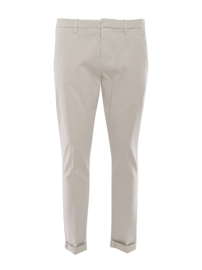 Gaubert Pants Beige Cotton Polyester Elastane Jean