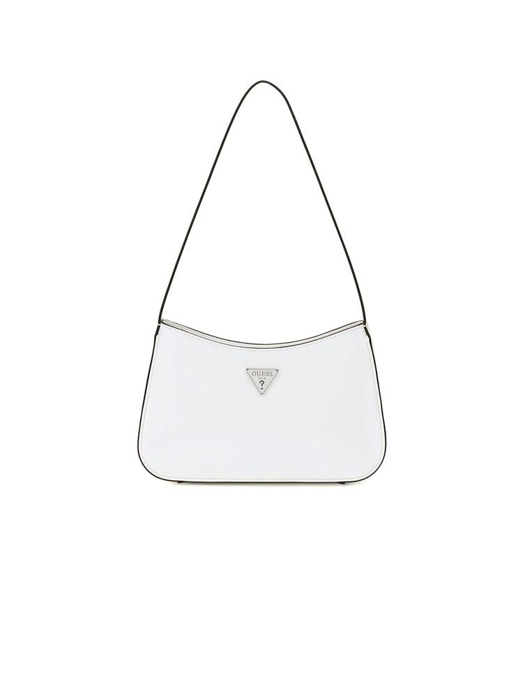Guess 100% Polyurethane shoulder bag in white