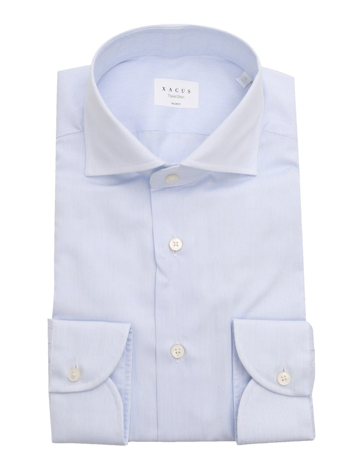 SHIRT WF521ML Light Blue Cotton