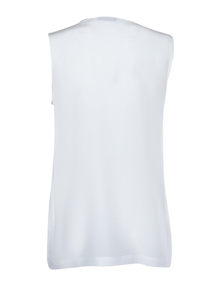 SILK TANK TOP White