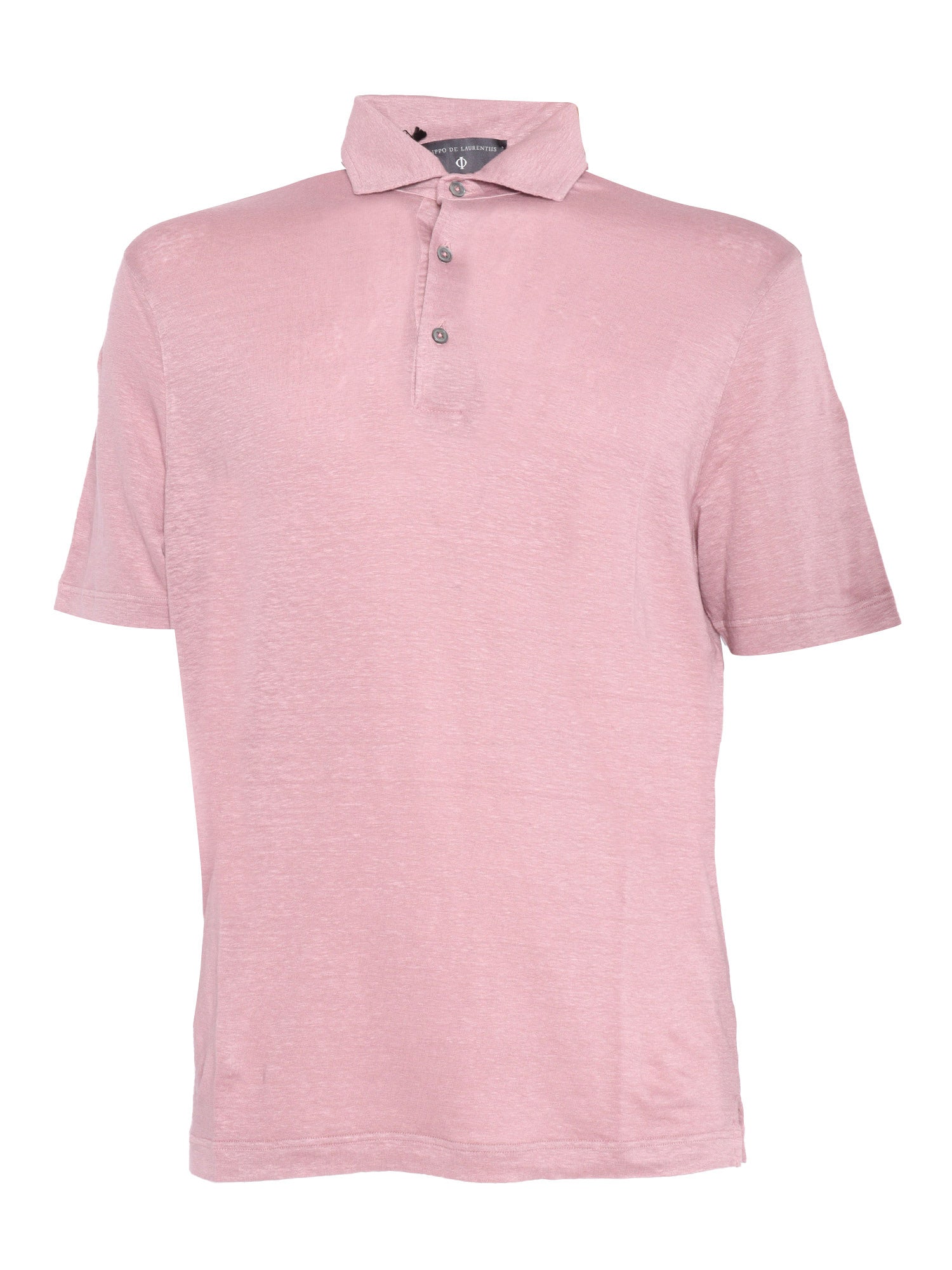 POLO SHIRT SS Purple Linen Elastane