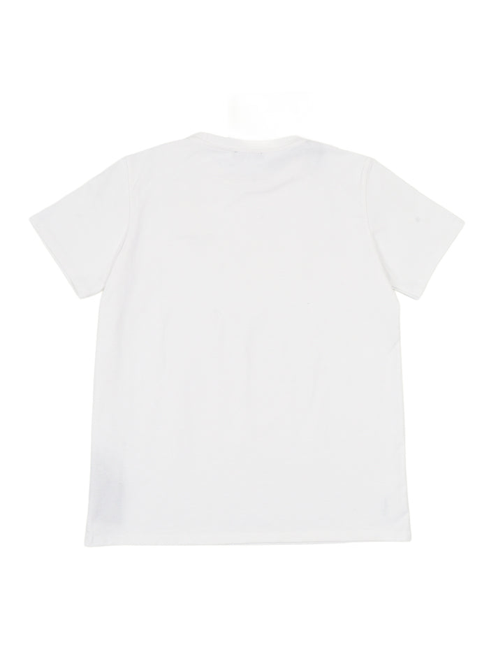 T-SHIRT White Cotton Short Sleeves