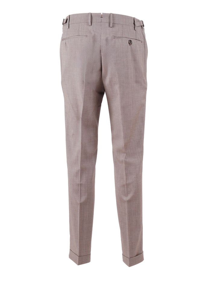 Retrolong Pants Grey Virgin Wool
