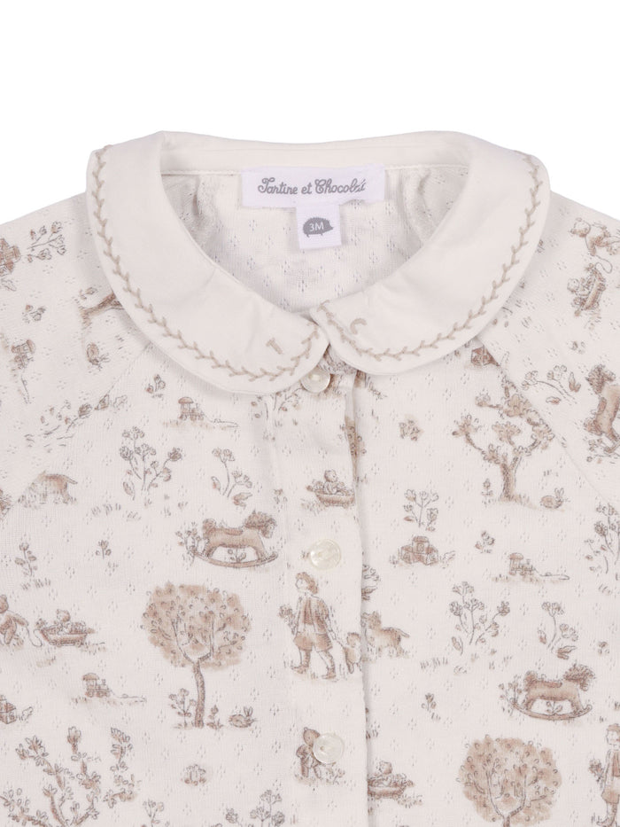 Pigiama White Cotton Pajama