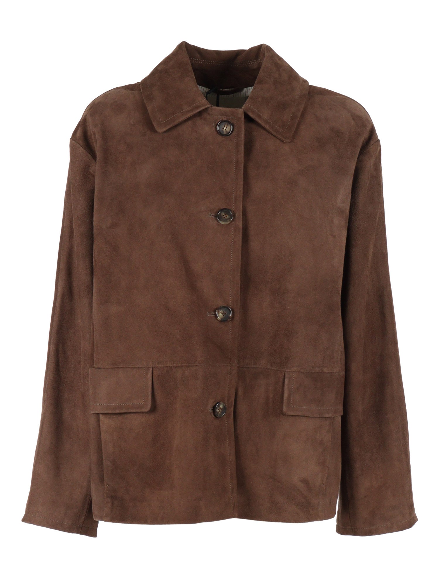 LEATHER JACKET Brown