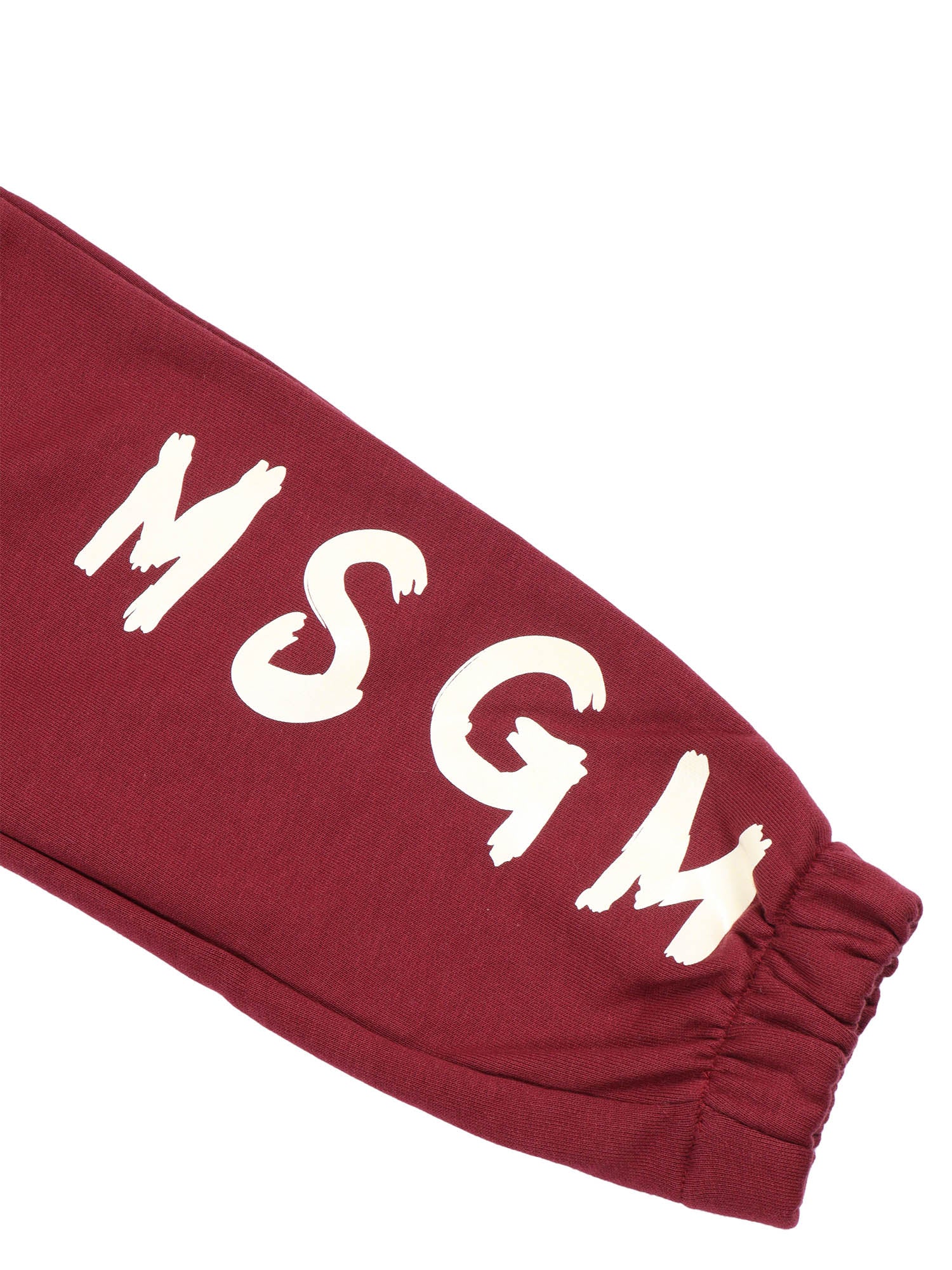 Fleece Pants Unisex Red Cotton Jogging