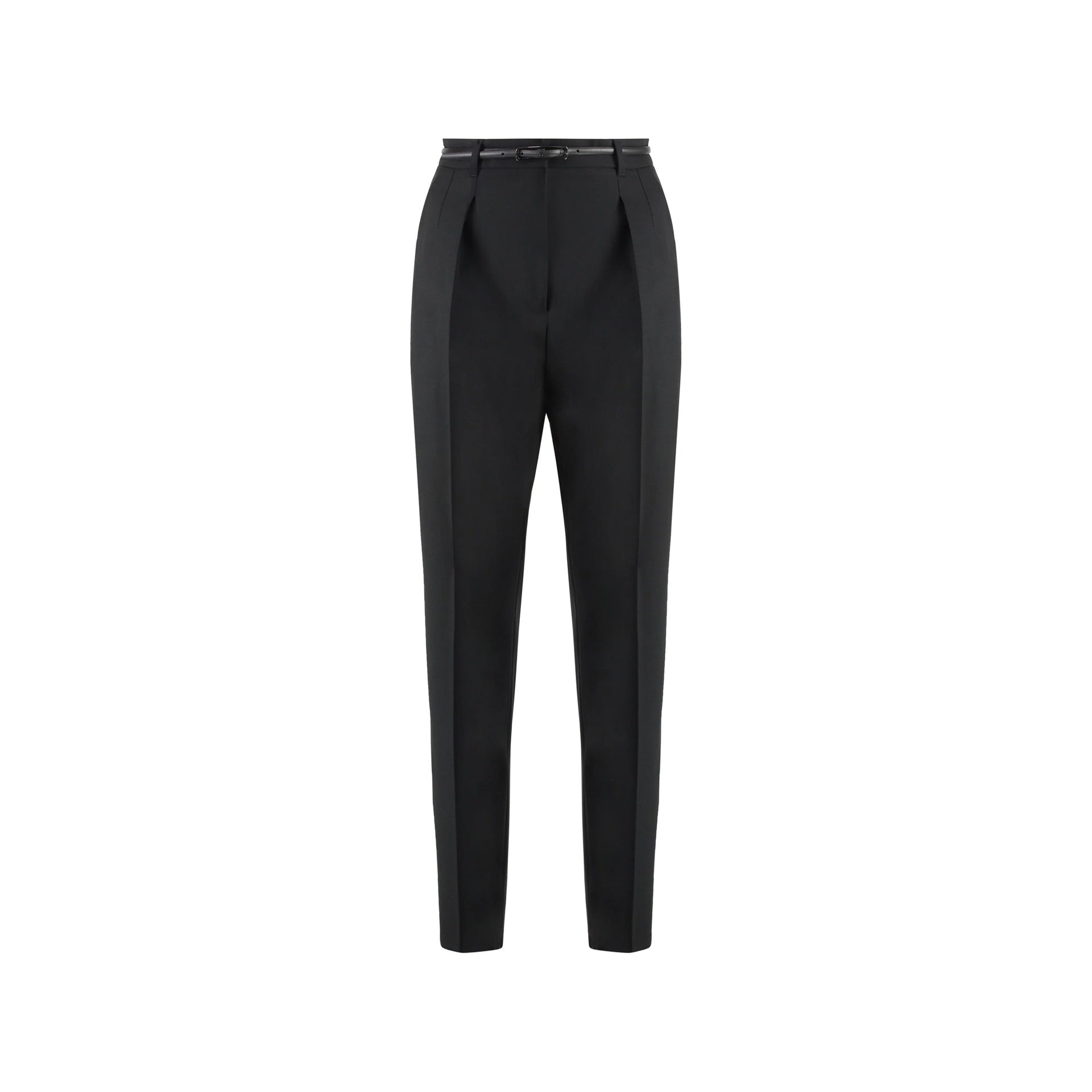 Studio Prosit Classic Pants Black Elastane Virgin Wool