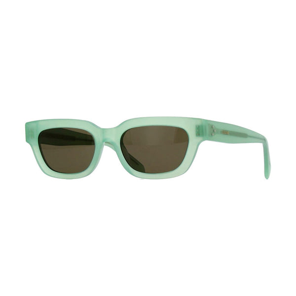 Celine Sunglasses Square Full Rim, Milky Mint Frame And Brown Lens Cl40192i93e One Color