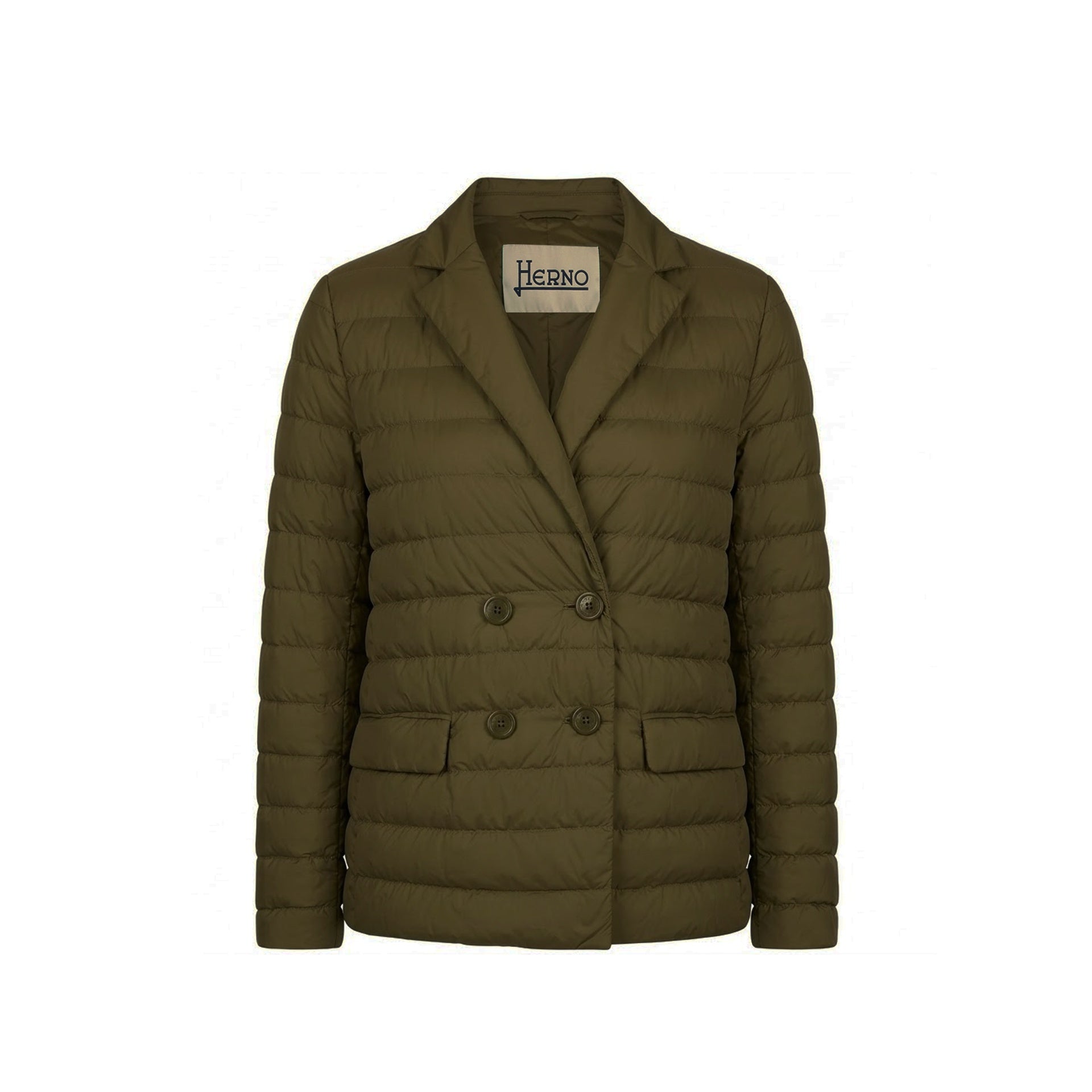 Herno Down Jacket Green Polyamide