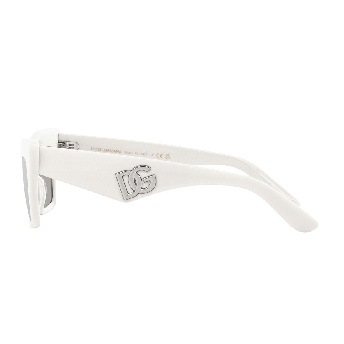 DG4435 33128V Bianco Celluloid Occhiali Sole