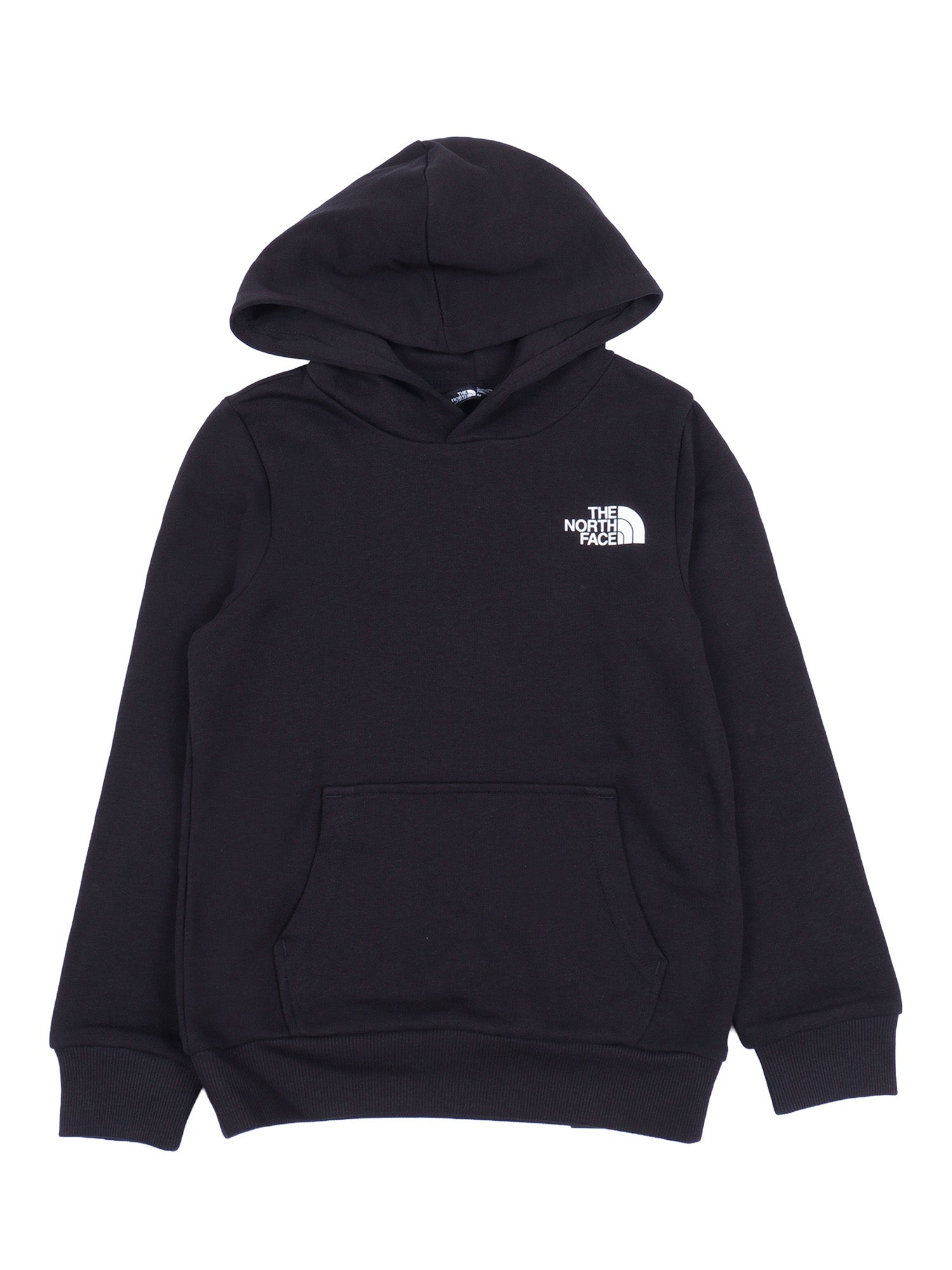 TEEN SIMPLE DOME LIGHT REG HOODIE TNF BLACK Cotton Polyester Sweatshirt