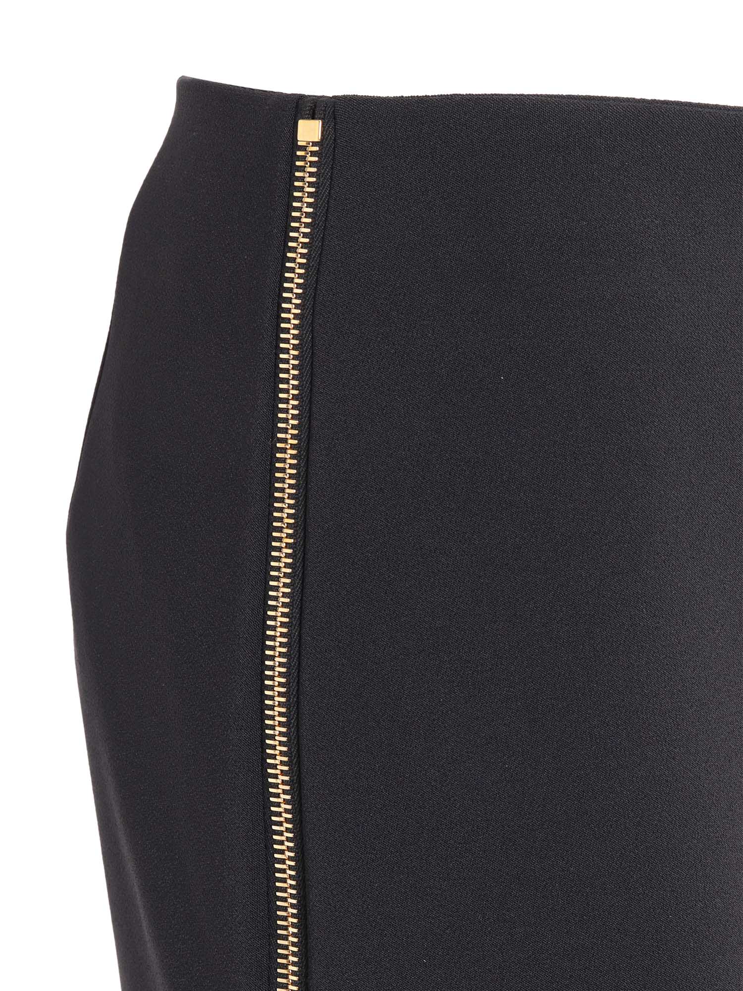 Skirt Black Polyester Elastane