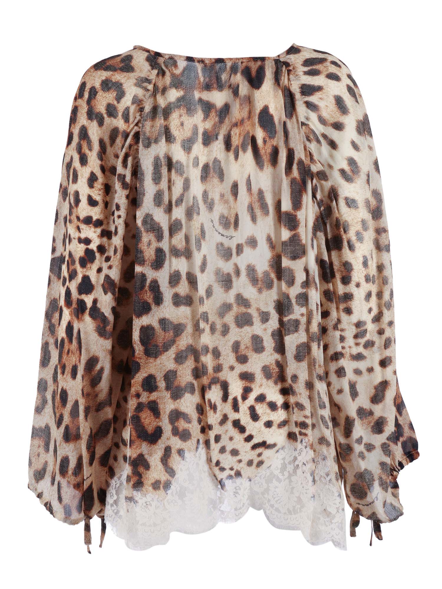 Leopard Print Shirt Brown