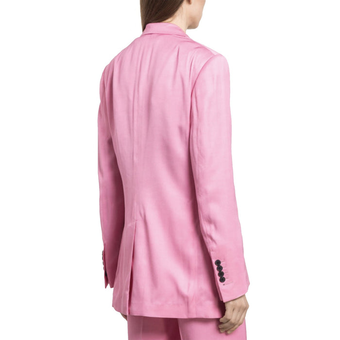 Tom Ford Double-Breasted Blazer Pink Viscose