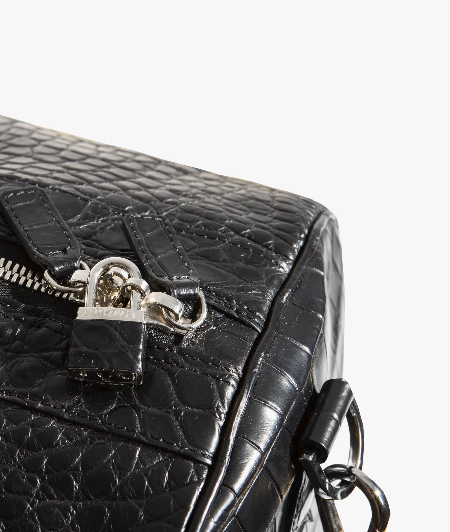 Carryall Alligator Linate Black Bag