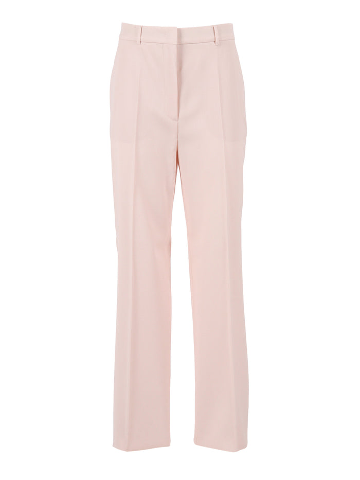 TROUSERS Pink Virgin Wool Pant