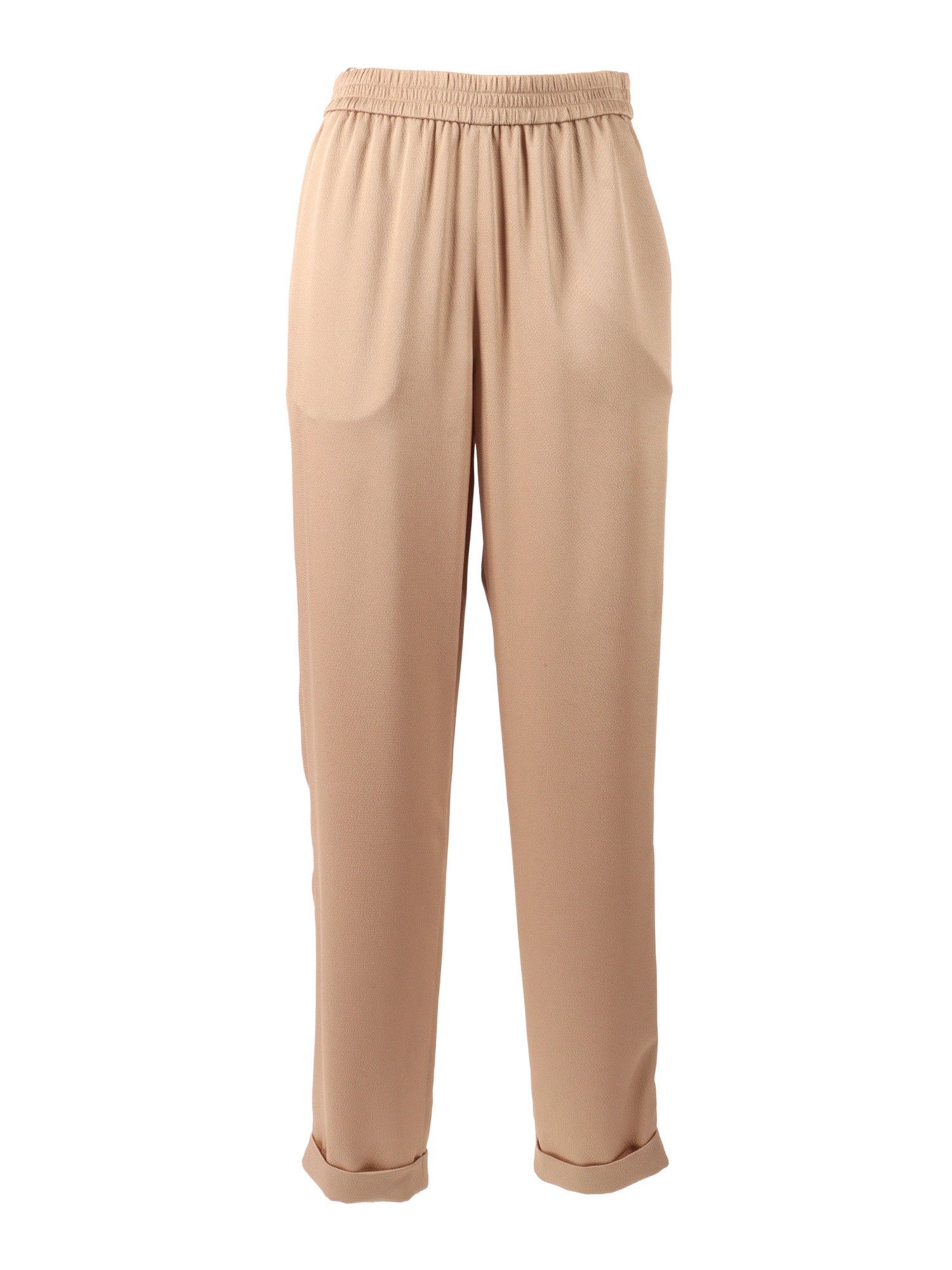 TROUSER Beige Polyester Pant