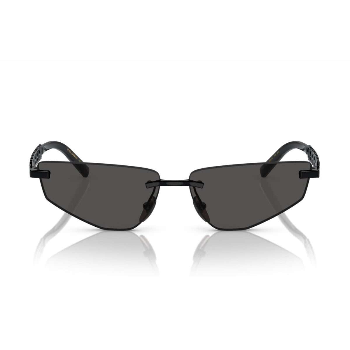 DG2301 01-87 Nero Metal Occhiali Sole