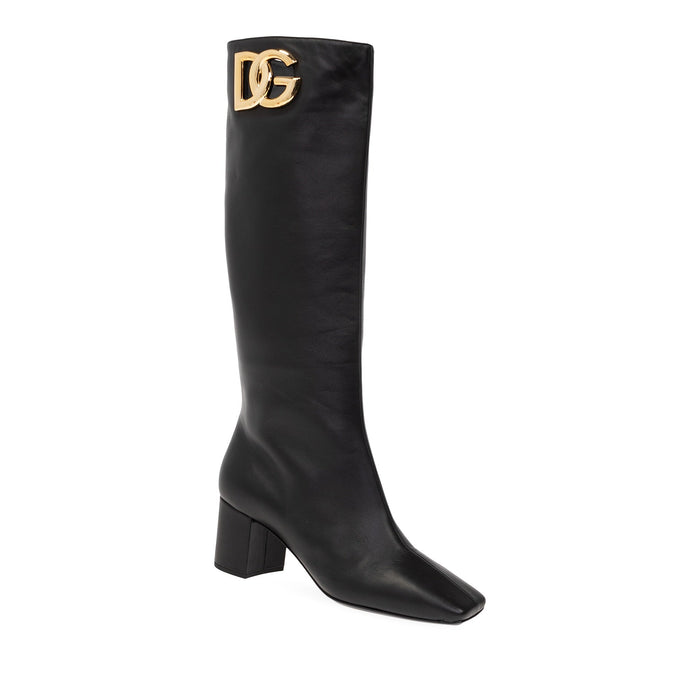 Leather Boots Black Calf