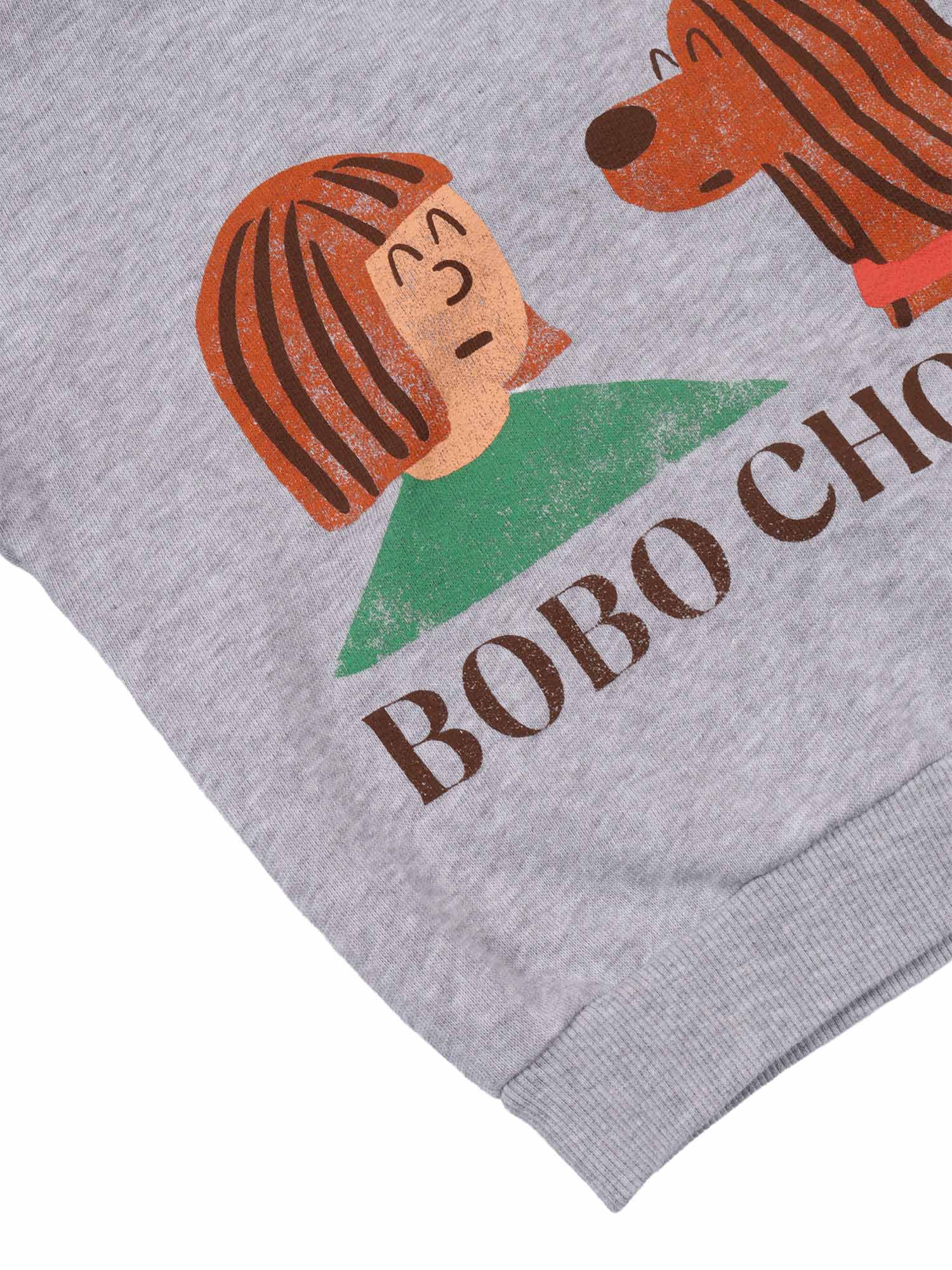 Friends in a Pickle sweatshirt Grey Organic Cotton