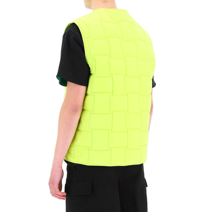 Padded Vest Jacket Green Polyamide