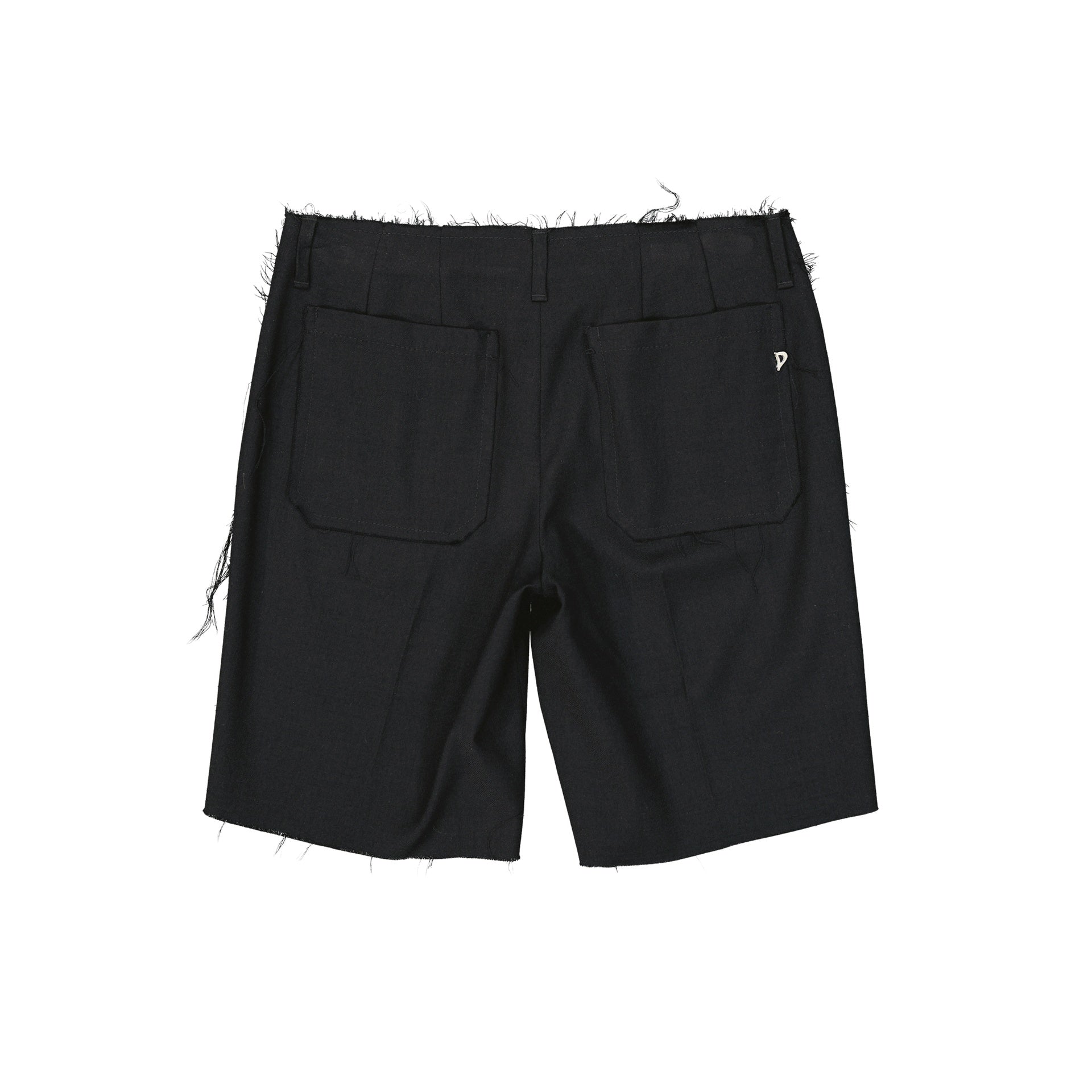 Dondup Virgin Wool Shorts Black