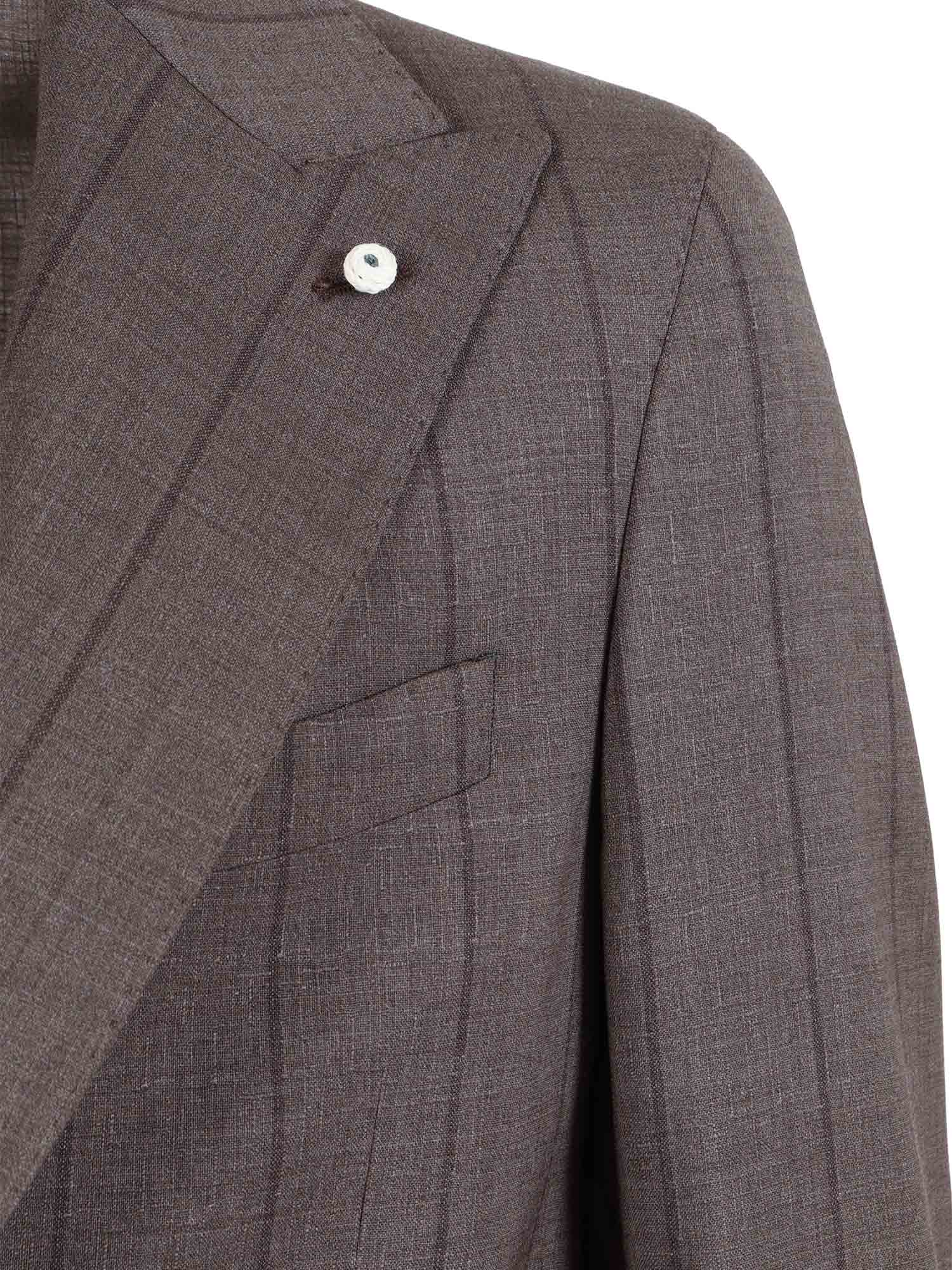 Suit Brown Virgin Wool Dress