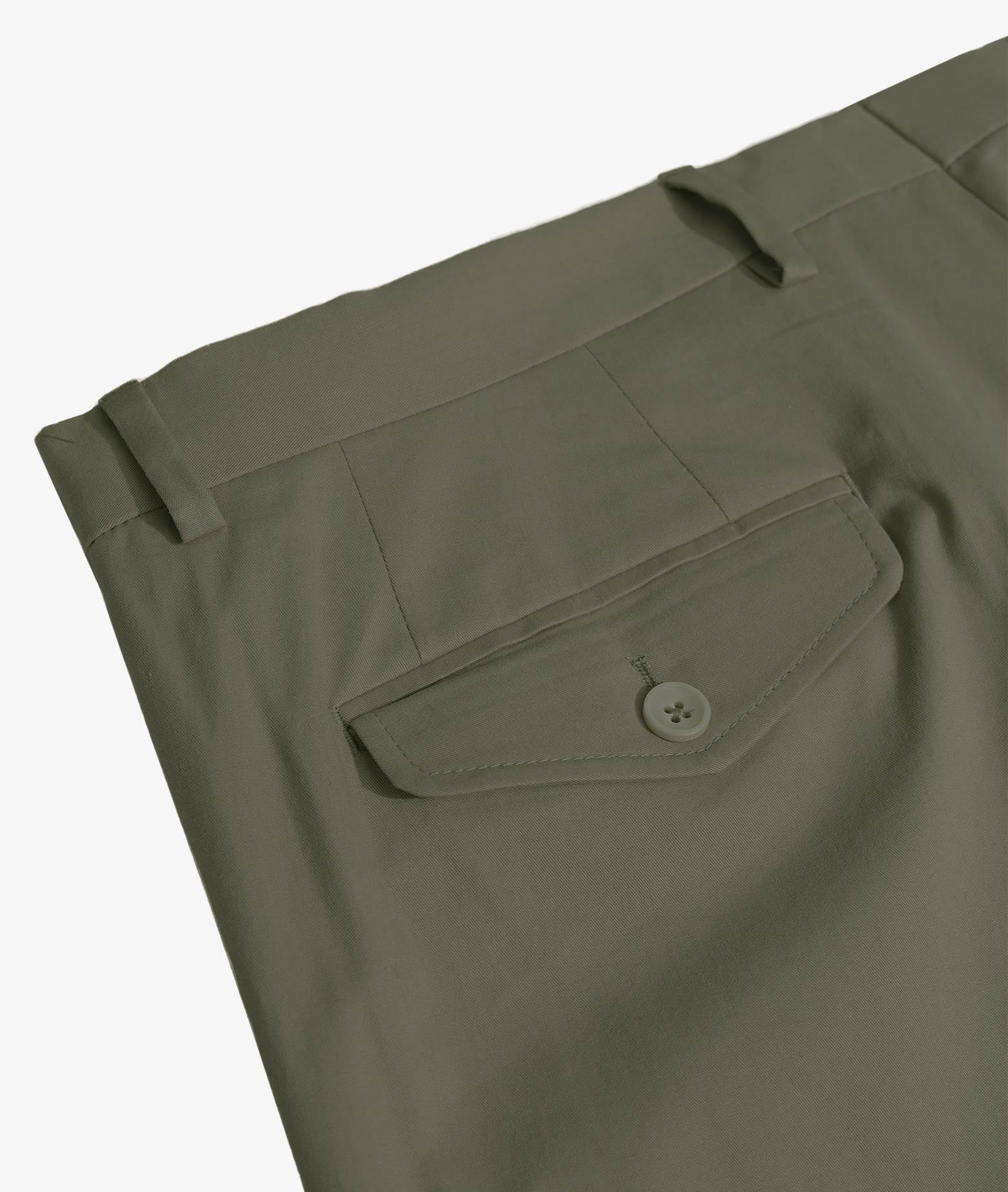 Chino Sport Trousers Olive No Pinces