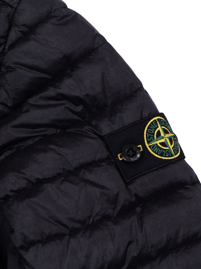 Down Jacket Black Short Puffer