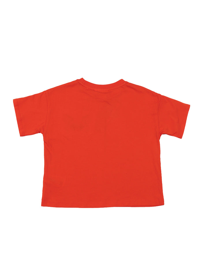 Reinette T-shirts Short sleeves Red Cotton Organic T-shirt
